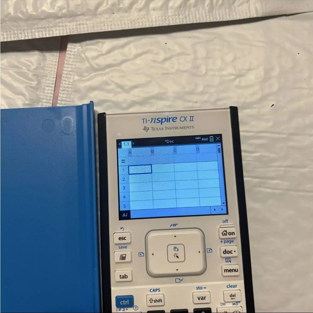 Texas Instruments TI Nspire CX II Graphing Calculator with charger USB cable